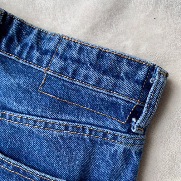 Zara Distressed Denim Wide Leg Jeans - Picture 12 of 12
